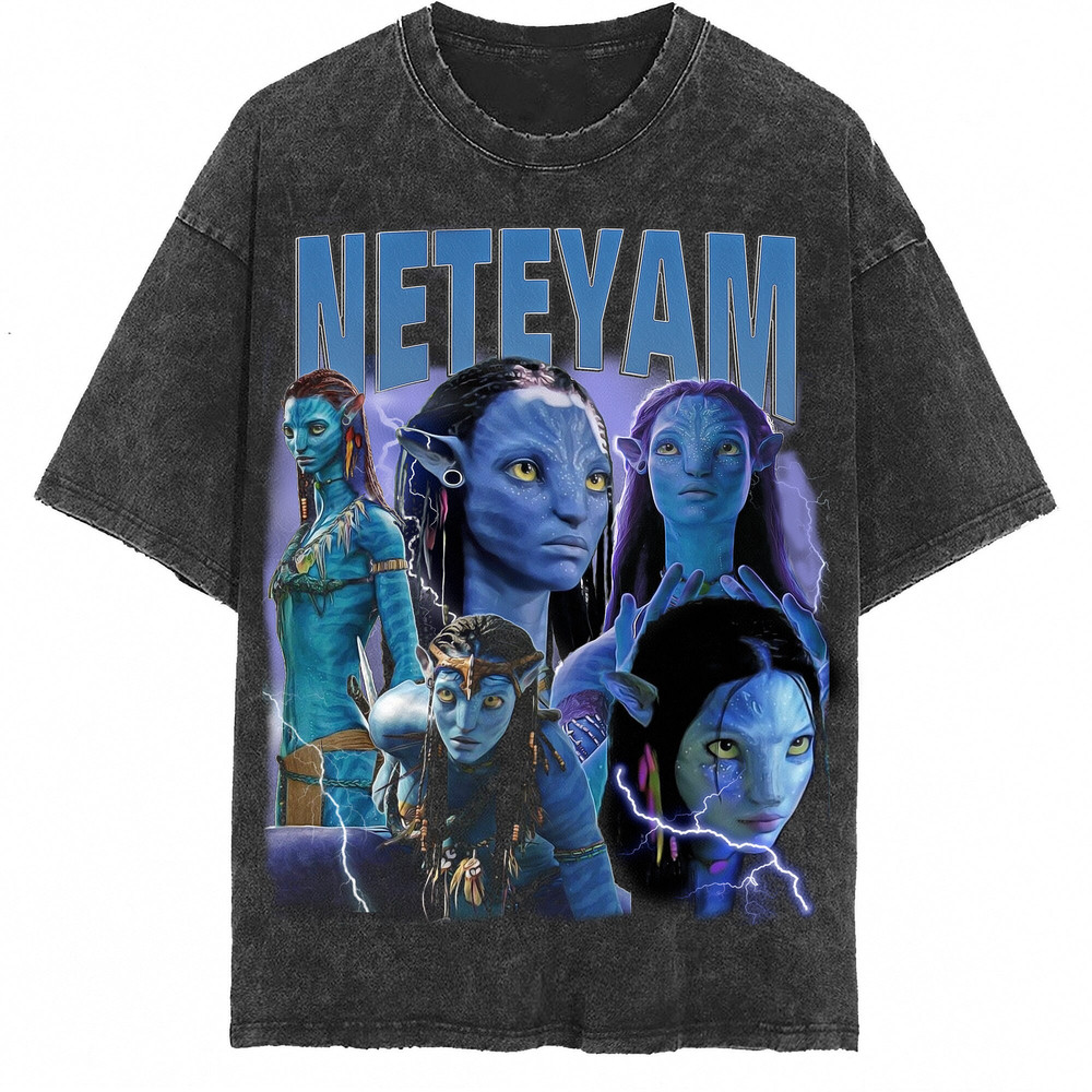 Neteyam Vintage Homage T-Shirt,Avatar Neytiri Washed Tee,Funny Internet Icon Legend Meme Gift,Retro 90's Shirt - 2.jpg