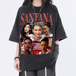 santana lopez vintage washed shirt, actress homage graphic unisex t-shirt, bootleg retro 90s fans tee gift