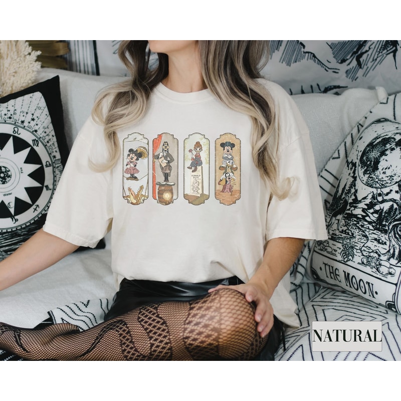 Retro Mickey The Haunted Mansion Shirt, Disney Halloween Shirt, Disney Friends Shirt, Disney Family Shirt, Mickey and Friends Shirt, Spooky - 1.jpg