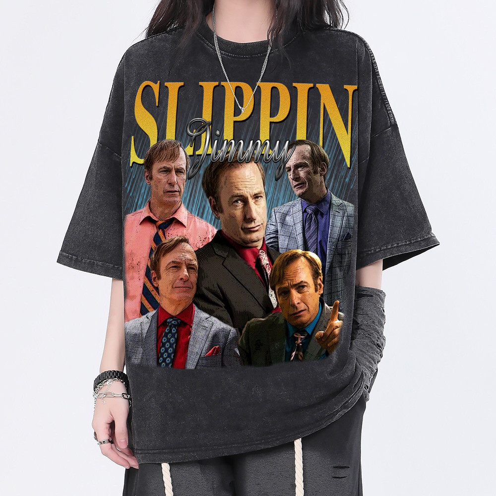 Slippin Jimmy Vintage Washed Shirt, Actor Homage Unisex T-Shirt, Fans Gift For Women, Retro 90's Tee For Men - 1.jpg