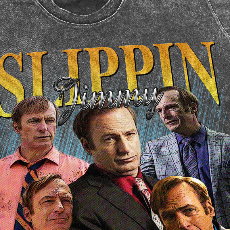 Slippin Jimmy Vintage Washed Shirt, Actor Homage Unisex T-Shirt, Fans Gift For Women, Retro 90's Tee For Men - 3.jpg