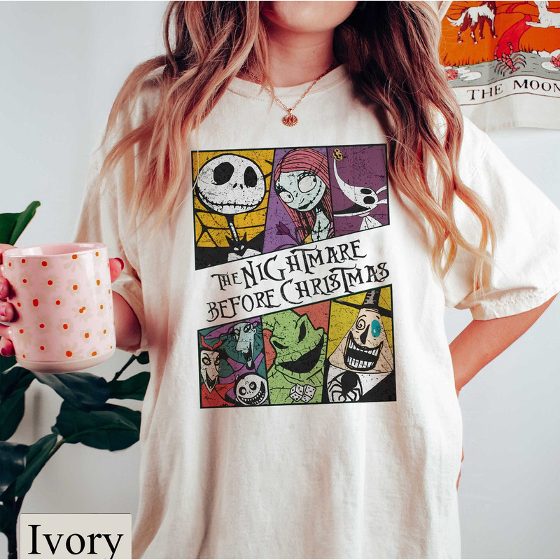 Retro Walt Disney World Christmas Halloween Trick or Treat Comfort Colors, Disney Halloween Party Shirt, Disney Halloween Family Matching - 2.jpg