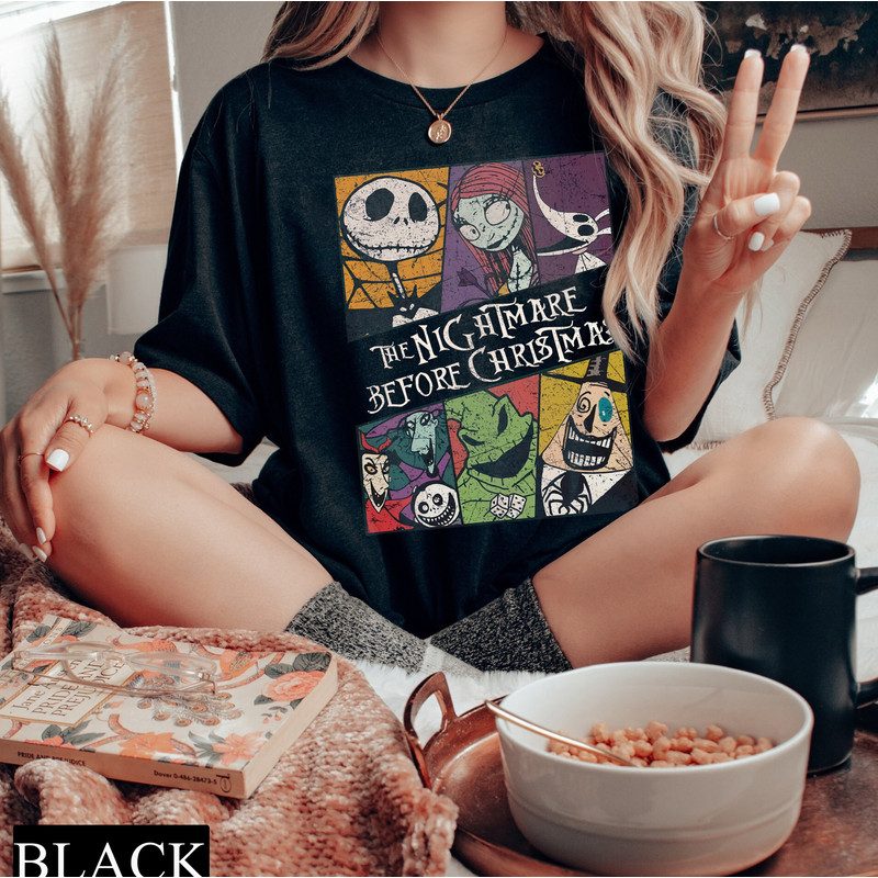 Retro Walt Disney World Christmas Halloween Trick or Treat Comfort Colors, Disney Halloween Party Shirt, Disney Halloween Family Matching - 5.jpg