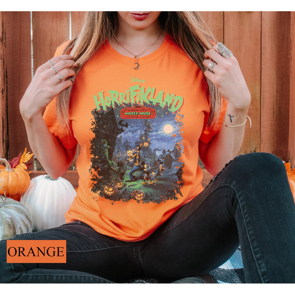 Vintage Disney Scary Halloween Mickey and Friends Shirt, Disney Halloween Party Shirt Retro, WDW Magic Kingdom Shirt, Halloween Matching - 4.jpg