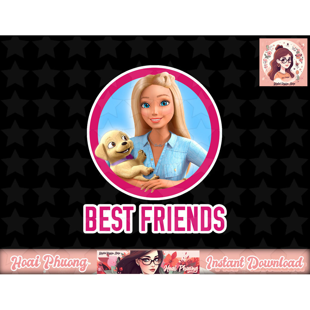 Barbie Dreamhouse Adventures Barbie and Puppy LS png, sublimation Long Sleeve png, sublimation copy.jpg
