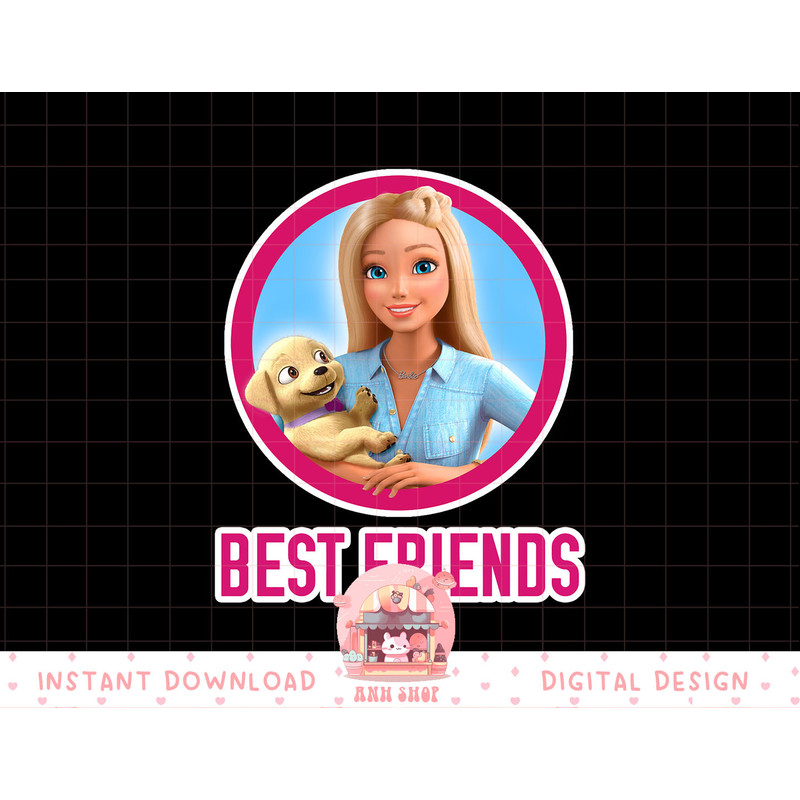 Barbie Dreamhouse Adventures Barbie and Puppy LS png, sublimation Long Sleeve png, sublimation copy.jpg