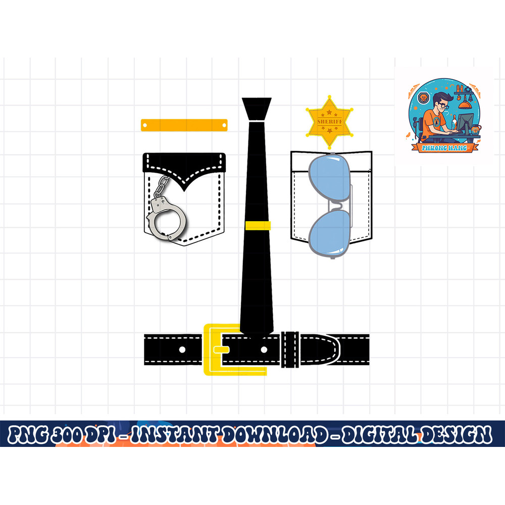 Police Uniform Costume Halloween Kids png, sublimation copy.jpg