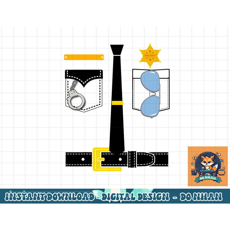 Police Uniform Costume Halloween Kids png, sublimation copy.jpg