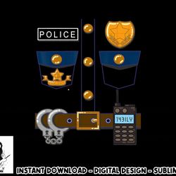 policeman costume funny halloween police officer t shirt copy