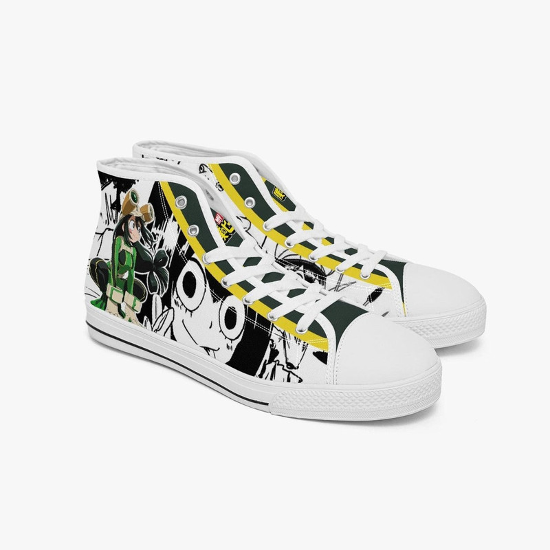 My Hero Academia Asui High Canvas Shoes for Fan, My Hero Academia Asui High Canvas Shoes Sneaker