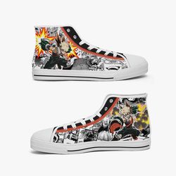 my hero academia bakugo high canvas shoes for fan, my hero academia bakugo high canvas shoes sneaker