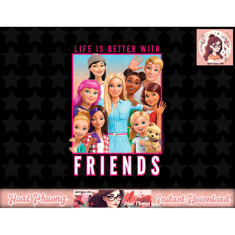 Barbie Dreamhouse Adventures With Friends png, sublimation copy.jpg