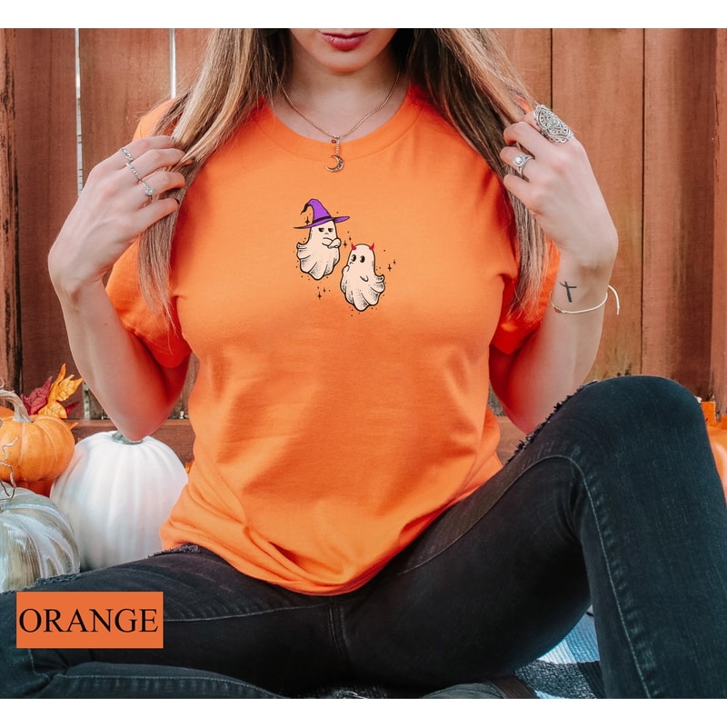 Cute Halloween Ghost Shirt, Halloween Family Matching Shirt, Boo Bash Team Shirt, Halloween Witch, Halloween Satan Horn, Kids Youth Toddler - 4.jpg