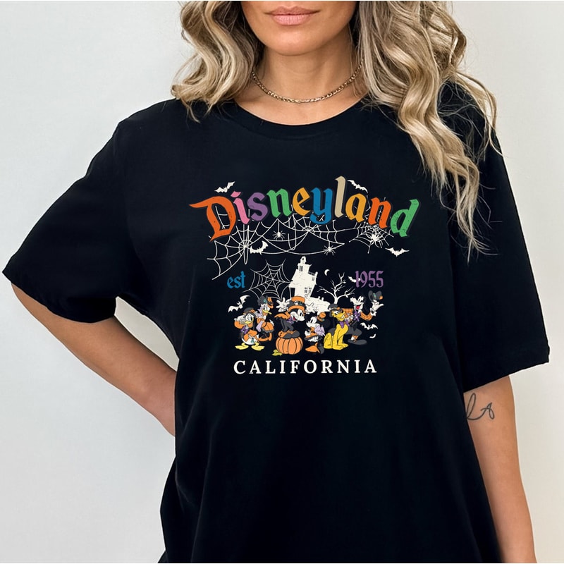 Disney Halloween Unisex T-Shirt, Disneyland Halloween Party Shirt, Mickey and Friends Halloween Shirt, Spooky Season Shirt, Trick or Treat - 4.jpg