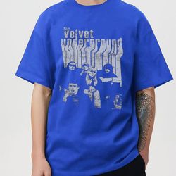 vintage velvet underground band with nico t-shirt, velvet underground white light-white heat inspired - vintage - retro