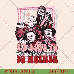 retro horror team valentine day png, cute horror movie, horror character, horror kill, horror family, horror halloween
