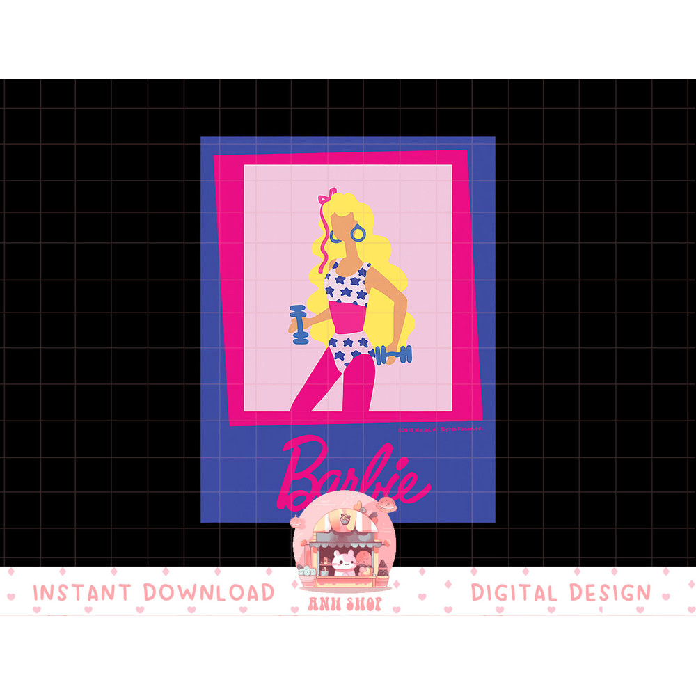 Barbie Fitness Pose png, sublimation copy.jpg