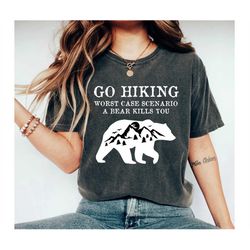 hiking shirt, camping shirt, mountain shirt, adventure shirt, travel shirt, outdoor shirt, nature lover shirt, bear shir