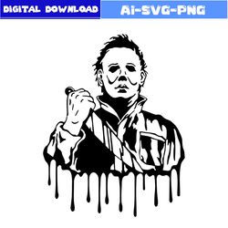 Michael Myers Face Svg, Michael Myers Svg, Horror Svg, Horror Movies Svg, Horror Character Svg, Halloween Svg