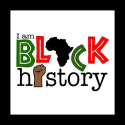 black girl i am black history african pride svg