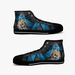dragon ball z vegetto high canvas shoes for fan, dragon ball z vegetto high canvas shoes sneaker