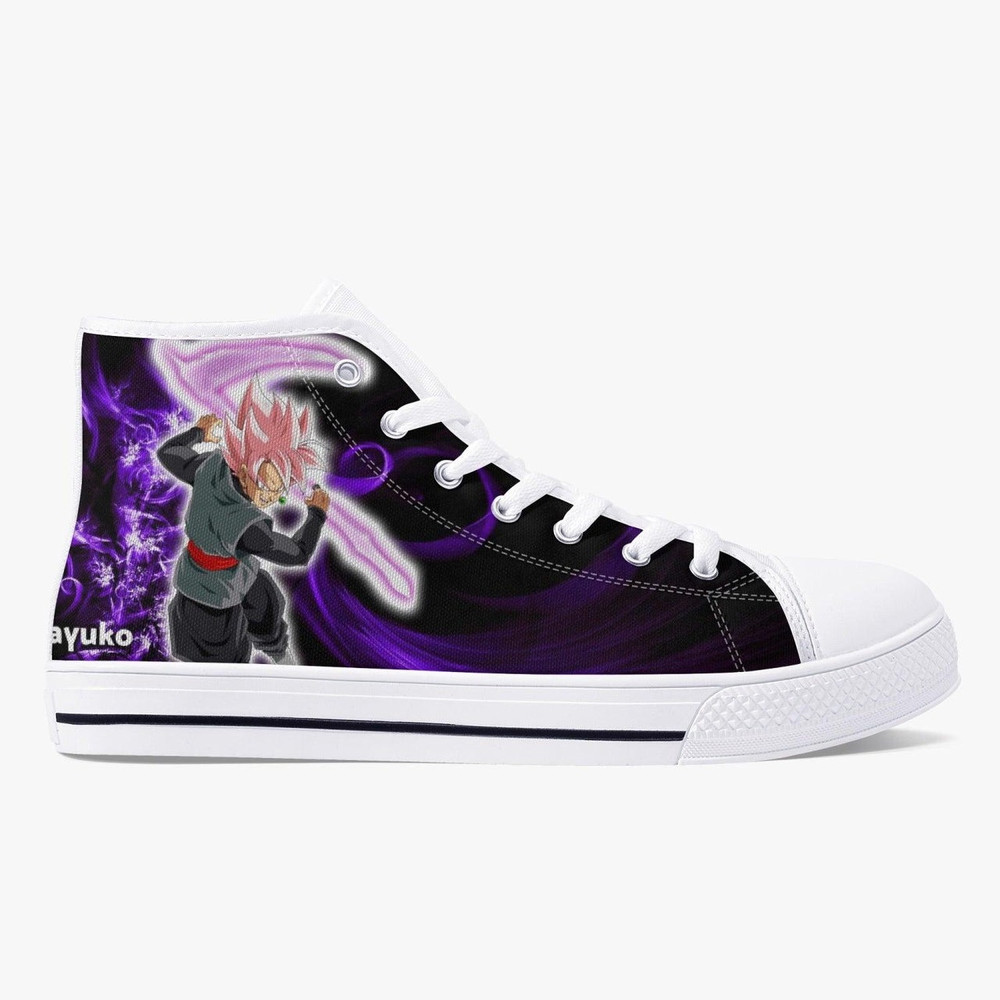 Dragon Ball Z Zamasu & Goku Black High Canvas Shoes for Fan, Dragon Ball Z Zamasu & Goku Black High Canvas Shoes Sneaker