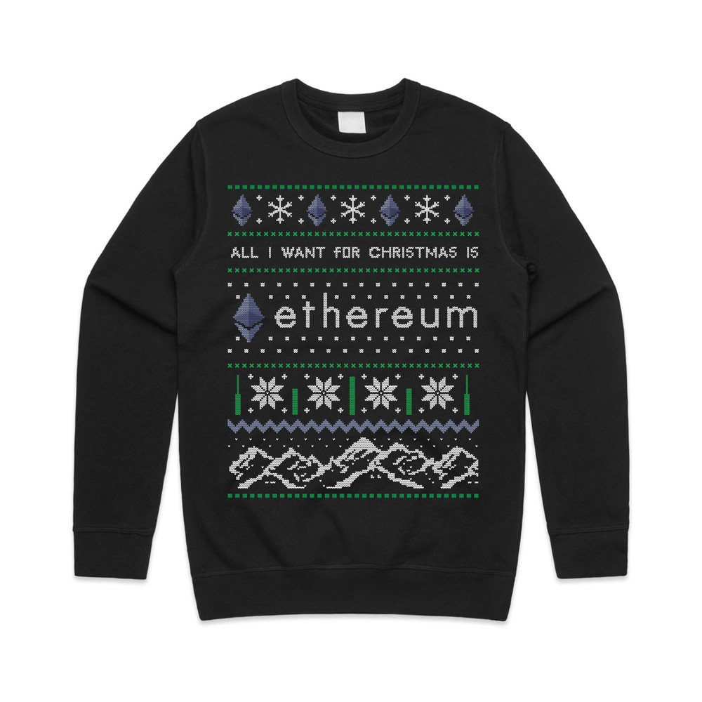 All I Want For Christmas Is ETH Jumper Sweater Sweatshirt Ethereum Crypto Cryptocurrency BTC Xmas Funny - 2.jpg