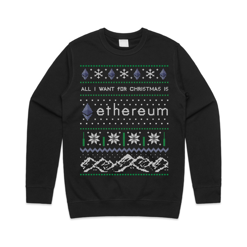 All I Want For Christmas Is ETH Jumper Sweater Sweatshirt Ethereum Crypto Cryptocurrency BTC Xmas Funny - 2.jpg
