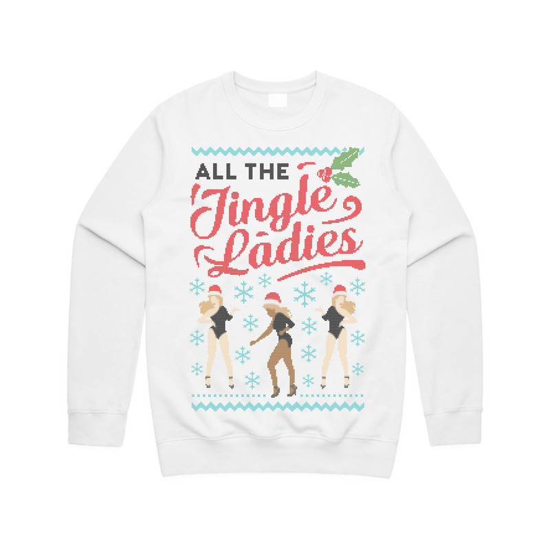 All The Jingle Ladies Christmas Jumper Sweater Sweatshirt Xmas Dance Song Festive Funny - 3.jpg