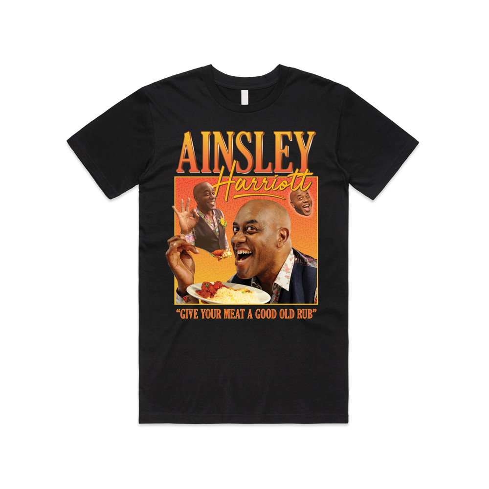 Ainsley Harriott Homage T-shirt Tee Top Vintage Retro Funny 90s Icon Mens Womens - 1.jpg