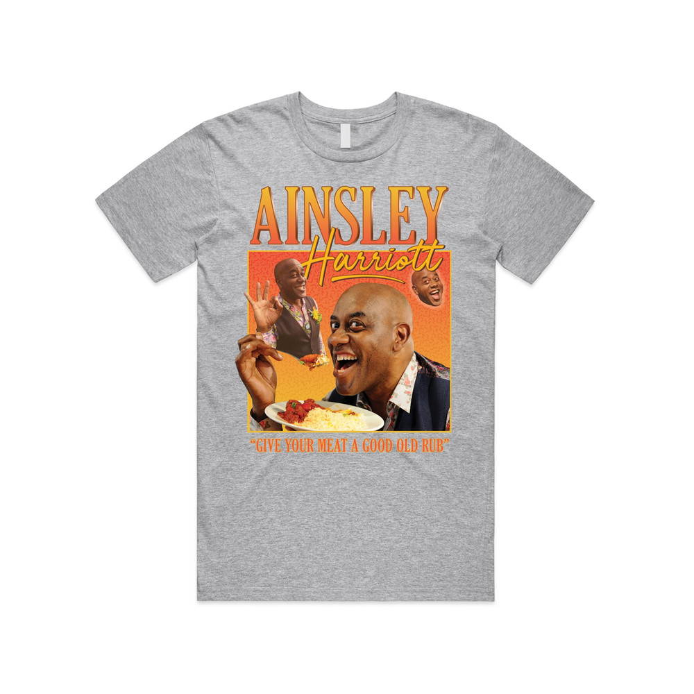 Ainsley Harriott Homage T-shirt Tee Top Vintage Retro Funny 90s Icon Mens Womens - 2.jpg