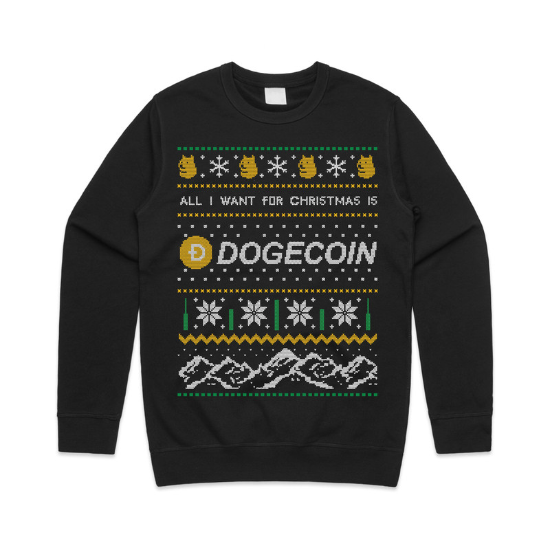 All I Want For Christmas Is Doge Jumper Sweater Sweatshirt Dogecoin Crypto Cryptocurrency BTC Xmas ETH - 1.jpg