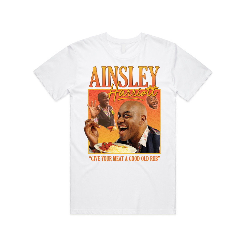 Ainsley Harriott Homage T-shirt Tee Top Vintage Retro Funny 90s Icon Mens Womens - 3.jpg