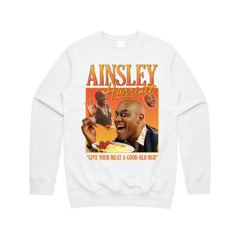 Ainsley Harriott Homage Jumper Sweater Sweatshirt Vintage Retro Funny 90s Icon Mens Womens - 3.jpg