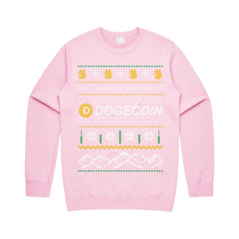 All I Want For Christmas Is Doge Jumper Sweater Sweatshirt Dogecoin Crypto Cryptocurrency BTC Xmas ETH - 4.jpg