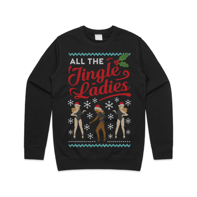 All The Jingle Ladies Christmas Jumper Sweater Sweatshirt Xmas Dance Song Festive Funny - 1.jpg