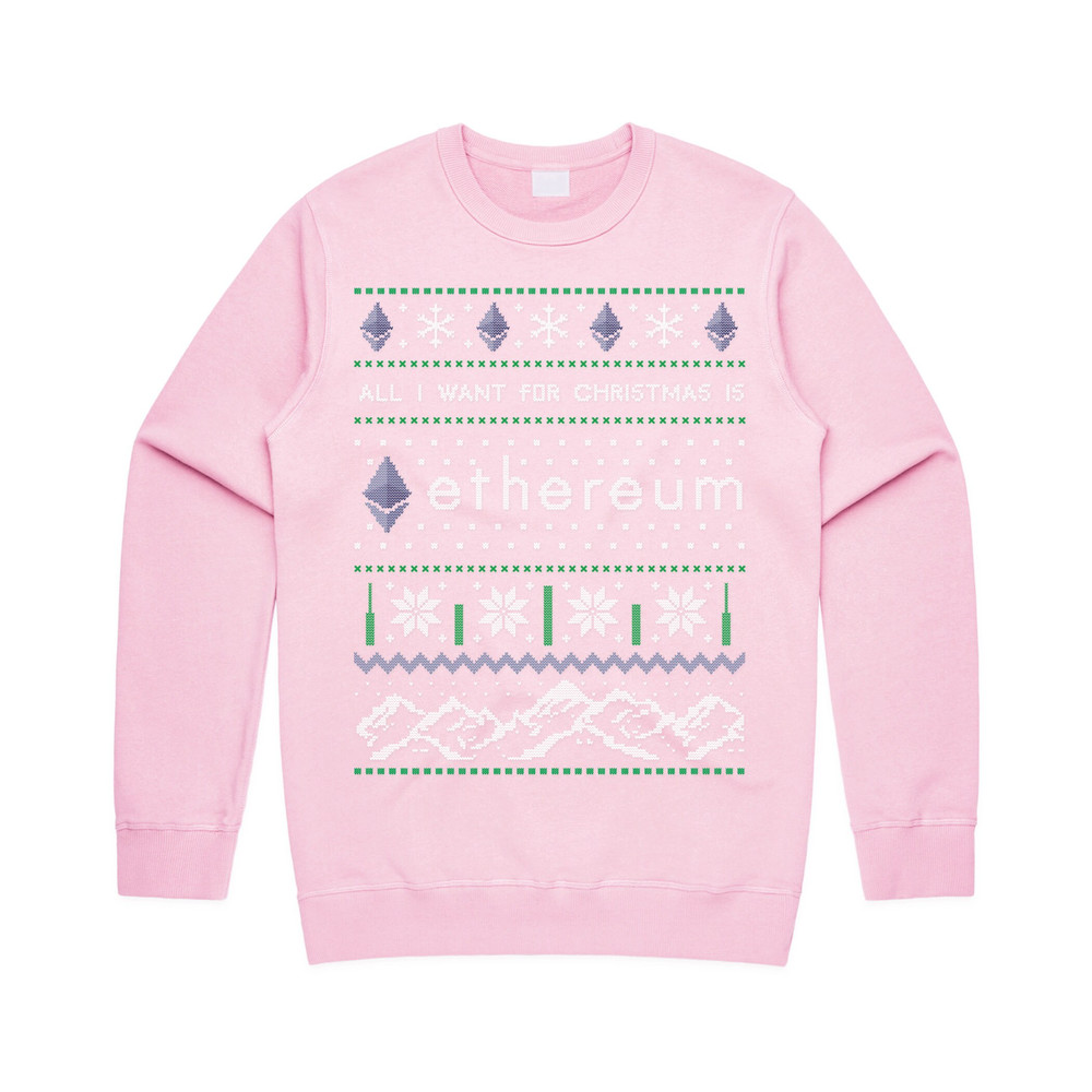 All I Want For Christmas Is ETH Jumper Sweater Sweatshirt Ethereum Crypto Cryptocurrency BTC Xmas Funny - 4.jpg