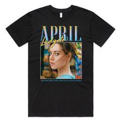 april ludgate homage t-shirt tee top parks  rec funny retro 90s gift