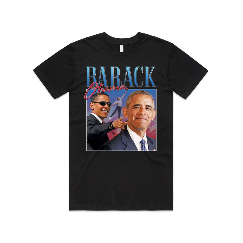 Barack Obama Homage T-shirt Tee Top Funny US President Icon 2020 Election 90’s Vintage - 1.jpg