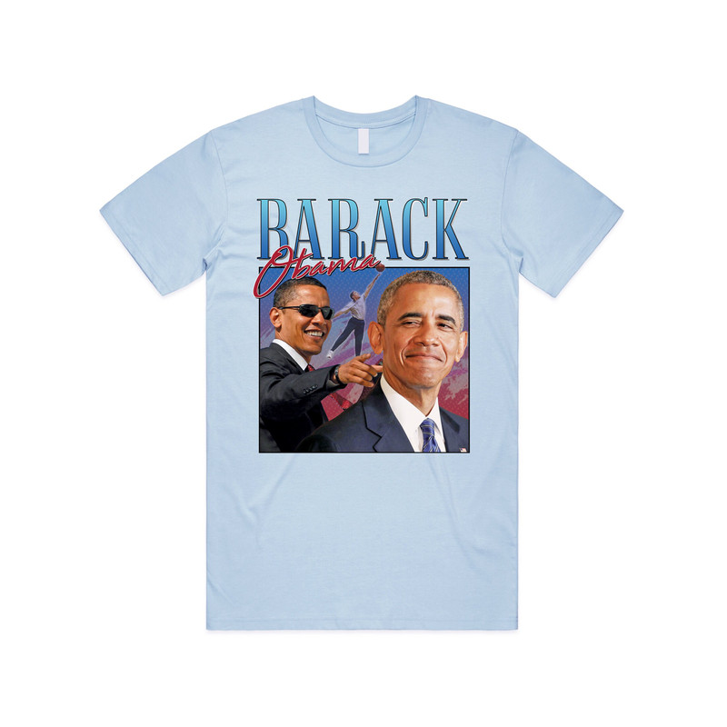 Barack Obama Homage T-shirt Tee Top Funny US President Icon 2020 Election 90’s Vintage - 4.jpg