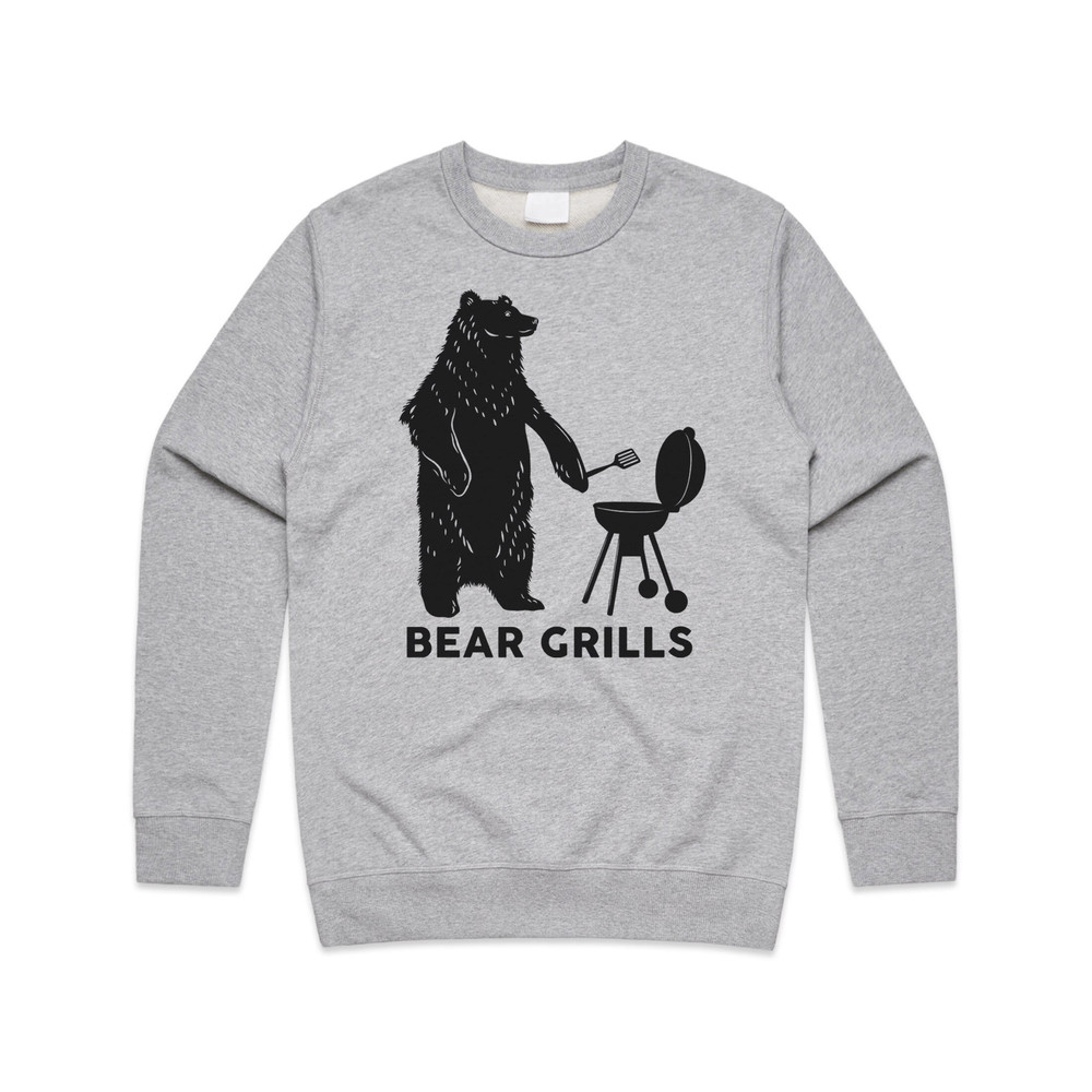 Bear Grills Jumper Sweater Sweatshirt Funny Parody BBQ Barbecue Cooking Gift Dad Joke - 1.jpg