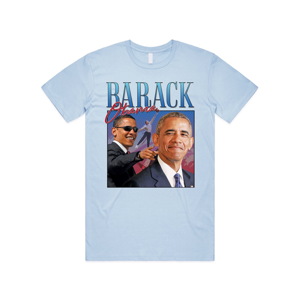 Barack Obama Homage T-shirt Tee Top Funny US President Icon 2020 Election 90’s Vintage - 4.jpg