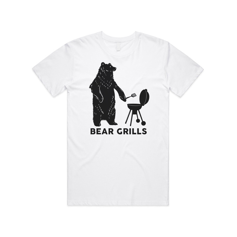 Bear Grills T-shirt Tee Top Funny Parody BBQ Barbecue Cooking Gift Dad Joke - 3.jpg