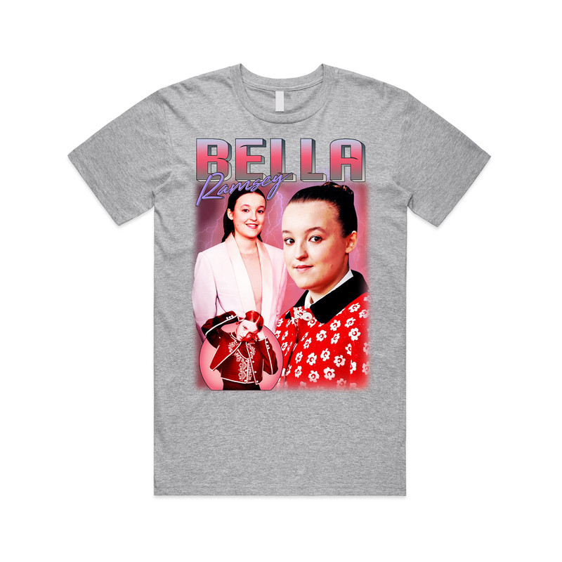 Bella Ramsey Homage T-shirt Tee Top TV Show Gift Icon Retro 90's Mens Womens - 3.jpg