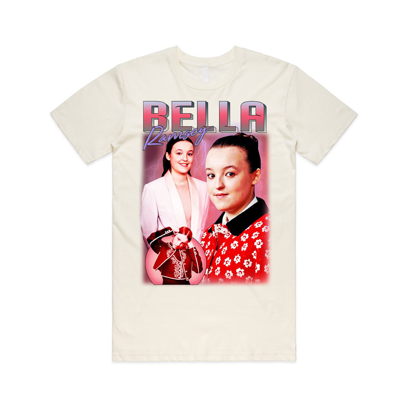 Bella Ramsey Homage T-shirt Tee Top TV Show Gift Icon Retro 90's Mens Womens - 5.jpg