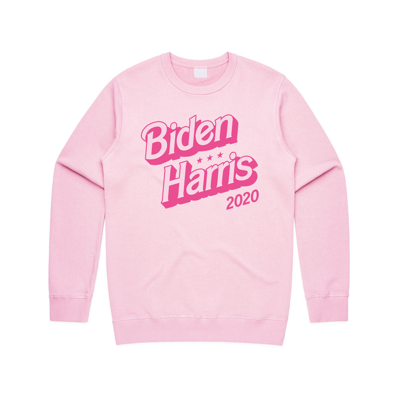 Biden Harris Pink 2020 Jumper Sweater Sweatshirt US Election Campaign Joe For President Kamala Funny - 1.jpg