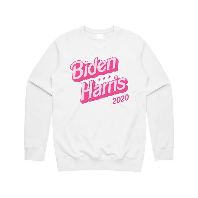 Biden Harris Pink 2020 Jumper Sweater Sweatshirt US Election Campaign Joe For President Kamala Funny - 3.jpg