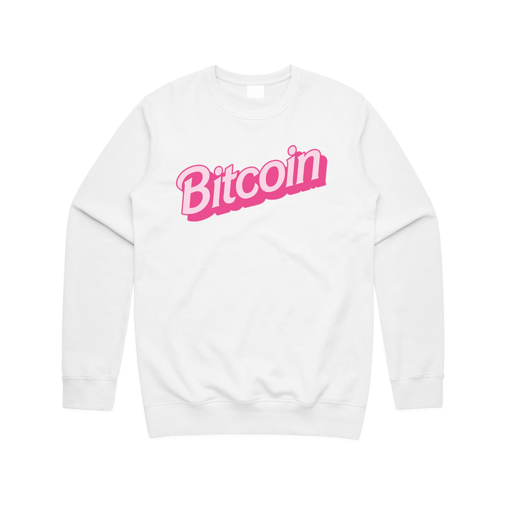 Bitcoin Pink Retro Jumper Sweater Sweatshirt Funny Cryptocurrency Crypto BTC Doge Coin Ethereum Meme - 1.jpg