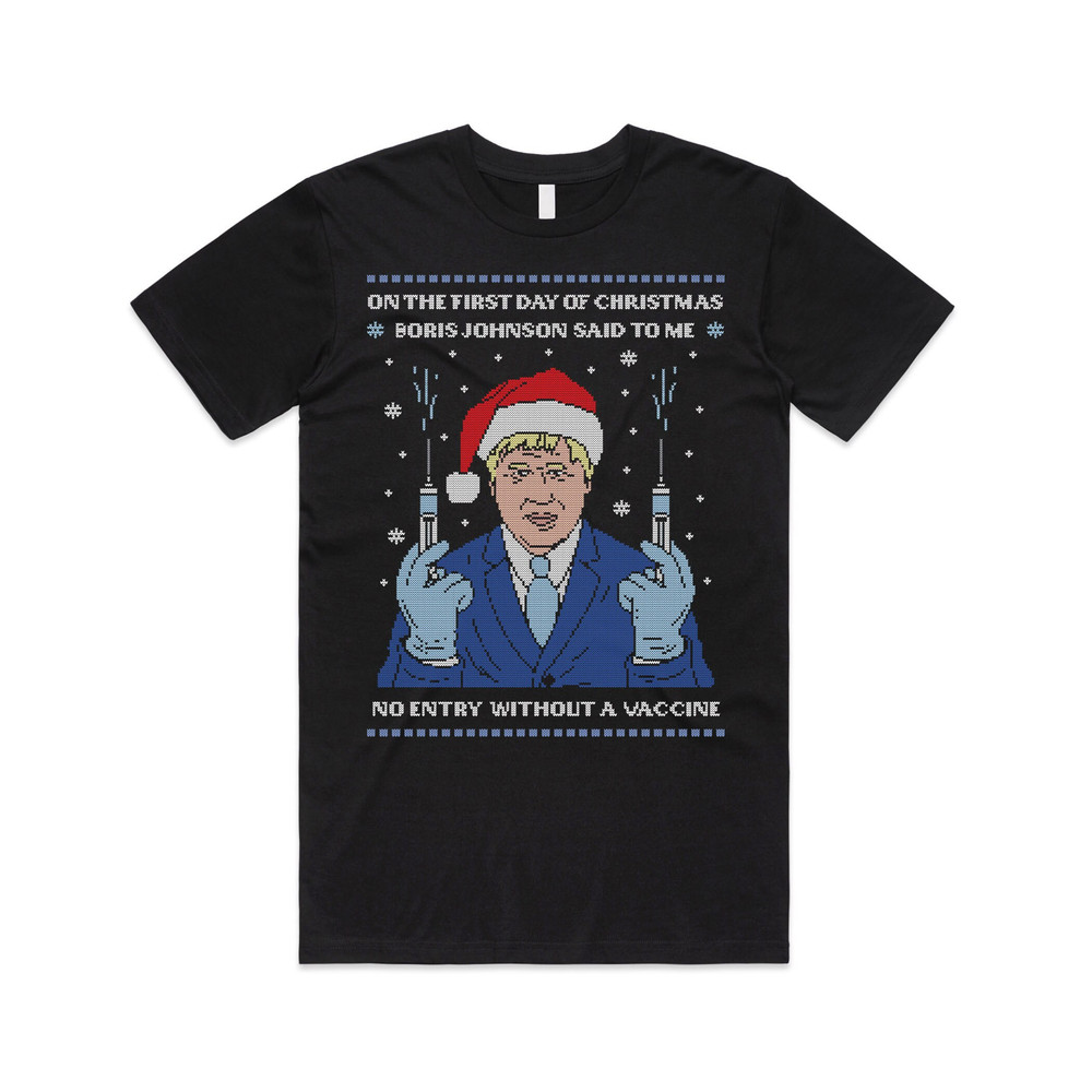 Boris Johnson Vaccine T-shirt Tee Top Funny Lockdown Vaccinated Vaccine Politics Politician Passport - 2.jpg