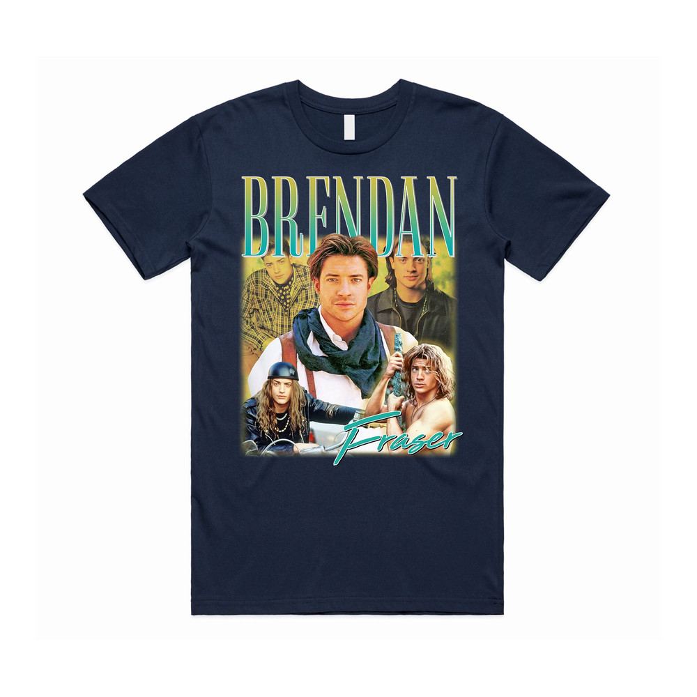 Brendan Fraser Homage T-shirt Tee Top Funny Retro 90s Gift TV Show Men’s Women’s - 7.jpg